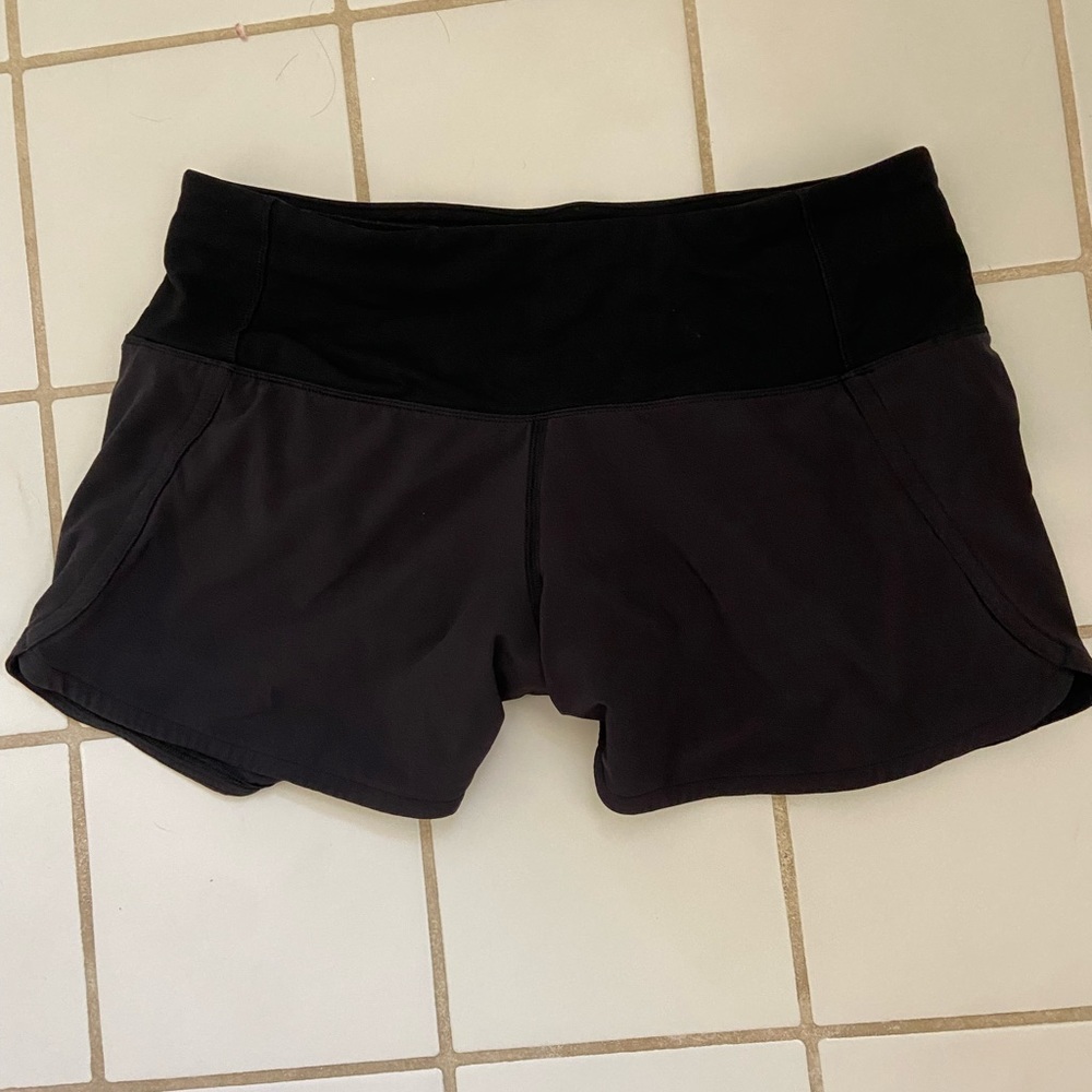 black speed up shorts 2.5